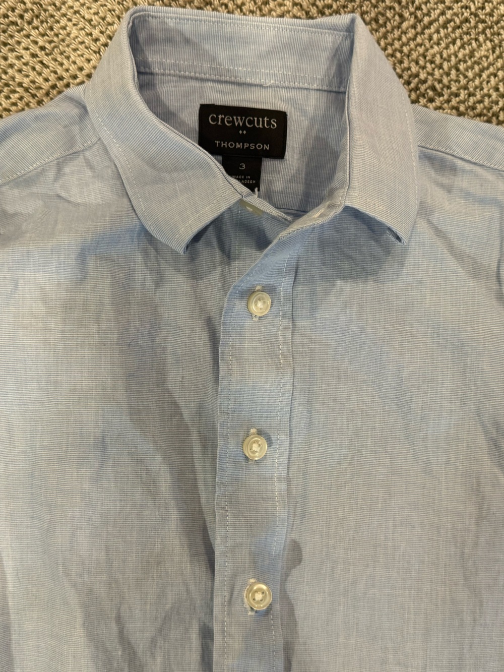 Crewcuts Light Blue Button-Down Shirt